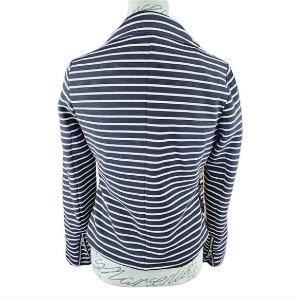 Bagatelle -951 Women's‎ Striped Moto Jacket Size Small - Picture 3 of 11
